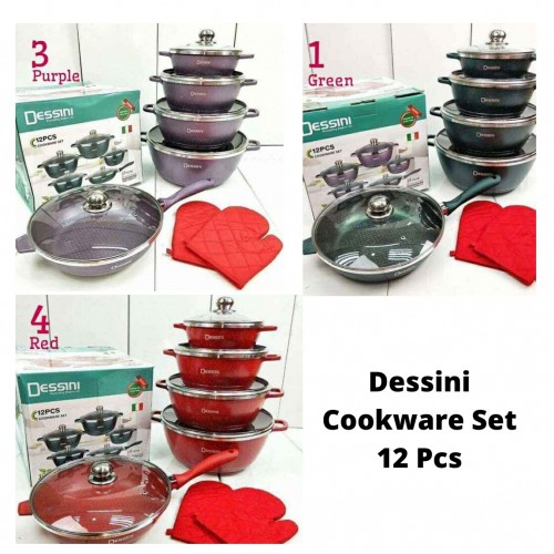 [PREORDER] ETA 25/6 12PC DESSINI Casserole Cookware Set
