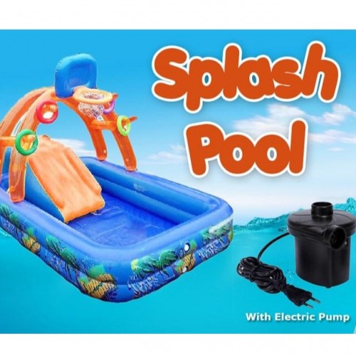 [READY STOK] Splash Pool Kids Pool Kids Swimming Pool Kolam Budak Kolam Renang Kanak-Kanak (FREE Ele