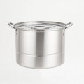 High Quality 8pc Stainless Steel Deep Stock Pot With Silver Lids (8SSL)