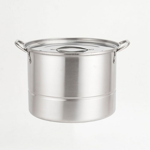 High Quality 8pc Stainless Steel Deep Stock Pot With Silver Lids (8SSL)