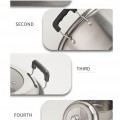 2IN1 Steamer HighPot 12PC Set Semi Glass Lid (12PSP)