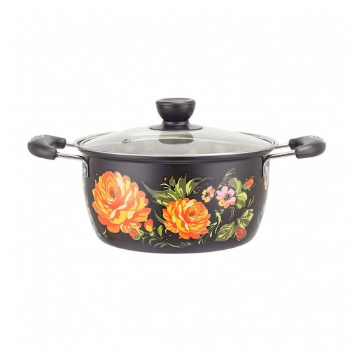 Flower 6PC Stainless Steel Stock Pot Set Periuk (6CFP)
