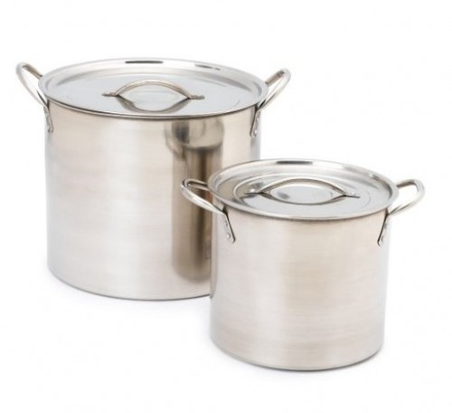 8pcs Deep Stainless Steel 24/26/28/30cm Stock Pot Set With Lids (8HSP)