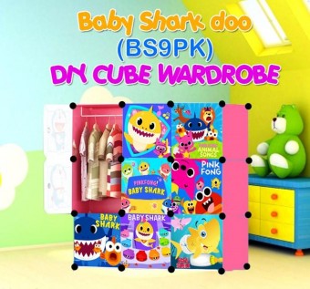 Baby Shark Doo PINK 9C DIY WARDROBE (BS9PK)