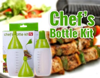 CHEF'S BOTTLE KIT SQUEEZE SAUCE BOTTLE