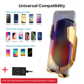 R2 Automatic Clamping 10W Car Wireless Charger Car Phone Holder