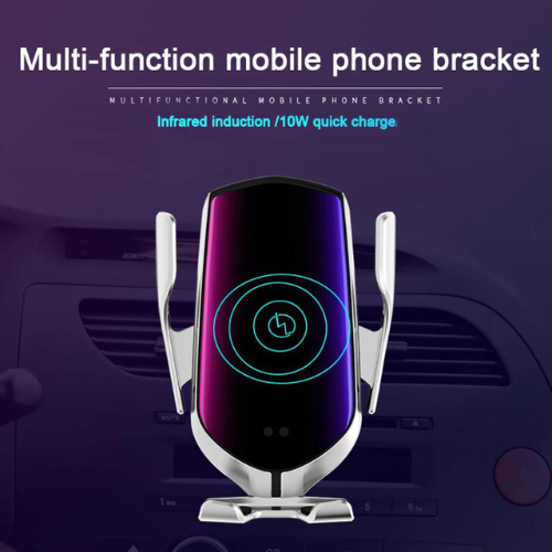 R2 Automatic Clamping 10W Car Wireless Charger Car Phone Holder