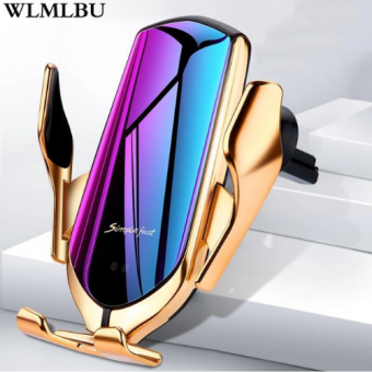 R2 Automatic Clamping 10W Car Wireless Charger Car Phone Holder