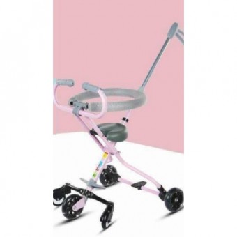 HEAVY DUTY 5 WHEEL MAGIC STROLLER WITH BRAKE+HANDLE+SOFT CUSHION