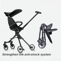 New Upgrade V3 With Shade Children Pushchair Portable Baby Trolley Stroller