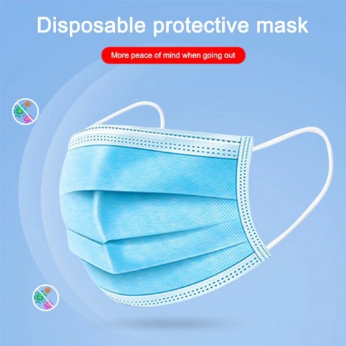 Disposable Masks Medical Mask Surgical Mask 3-Ply Anti-virus Anti-dust Earloop Mou